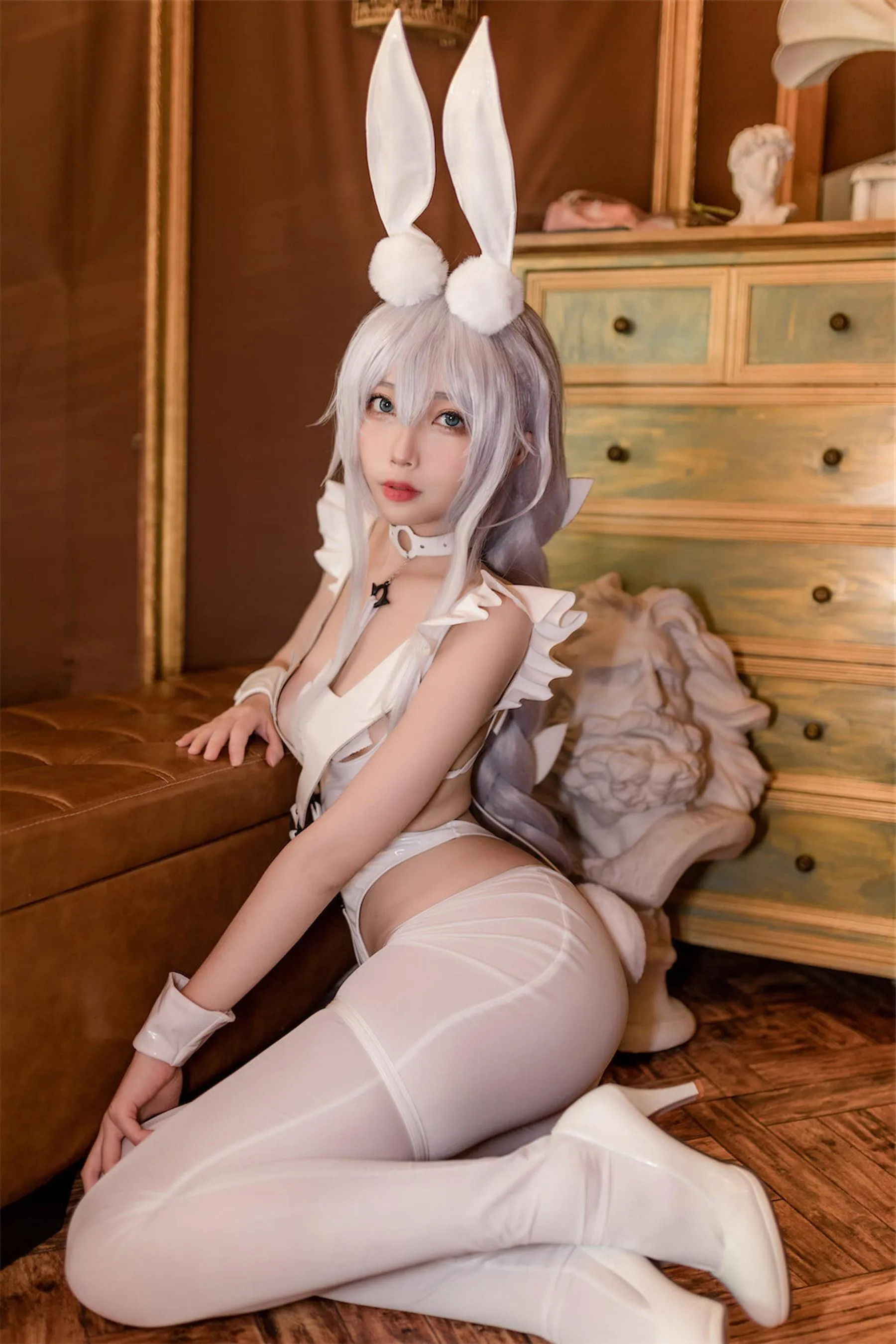 杏仁曲奇 – NO.06 碧蓝航线 恶毒白兔 [41P]插图1